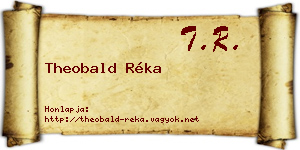 Theobald Réka névjegykártya